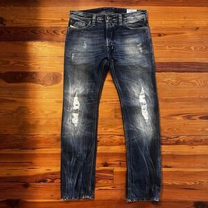 Diesel Safado Jeans Men's W28 L30 Blue Distressed Straight Fit  (Fits ~ 31x30)